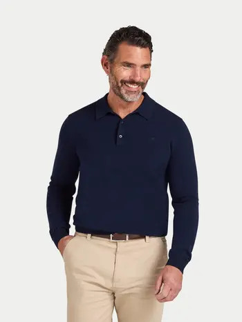 Long Sleeve Knitted Polo Shirt | Nordstrom