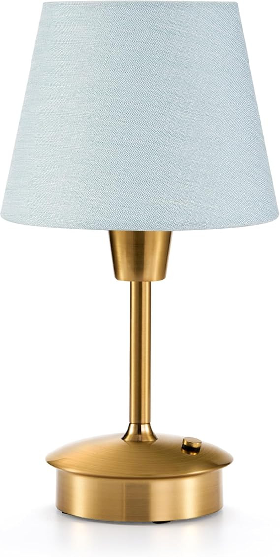 UMEXUS 9.8'' Small Cordless Table Lamp, 5200mAh Battery Operated Touch Lamps for Restaurant, Rech... | Amazon (US)