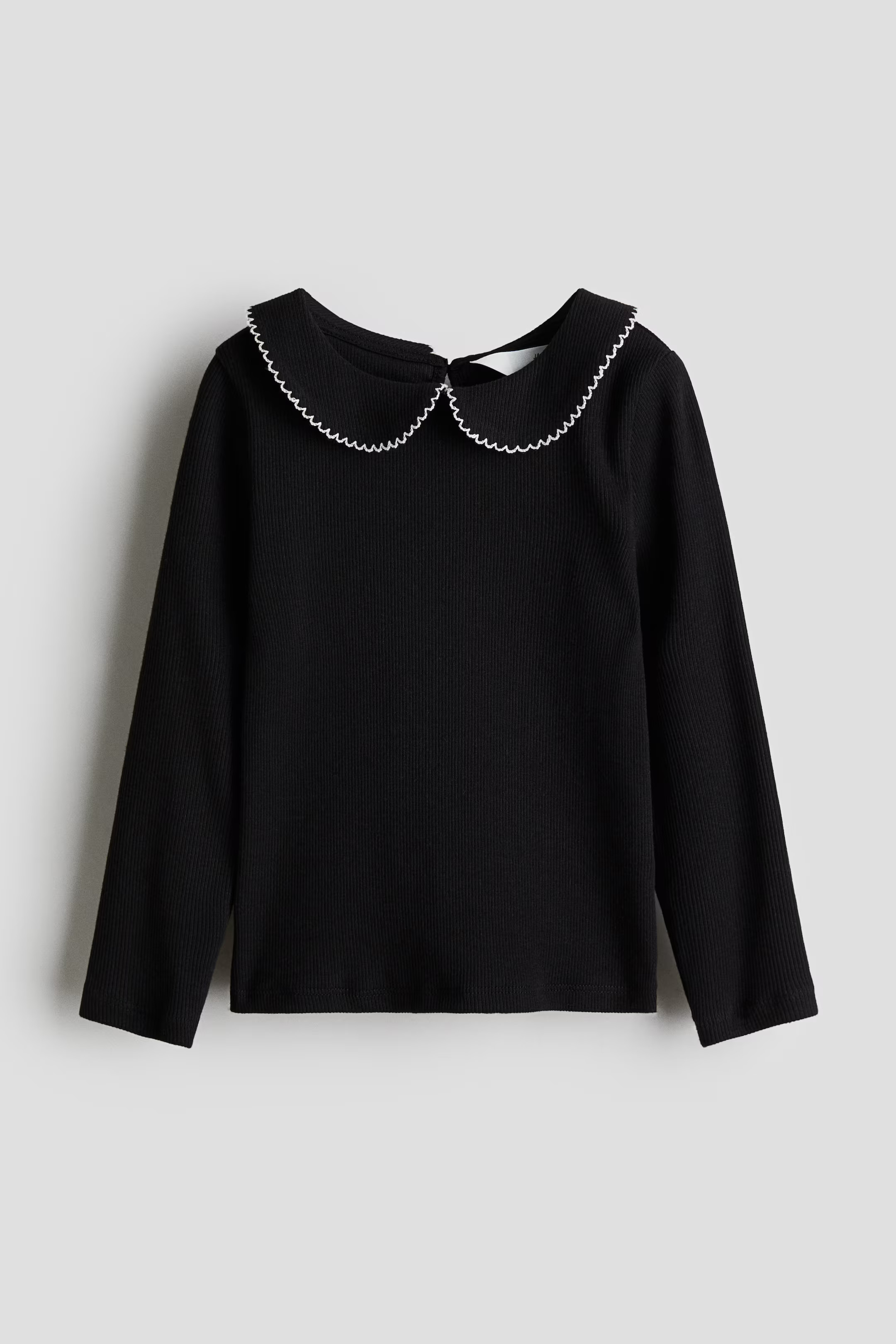 Jersey Top with Collar | H&M (US + CA)