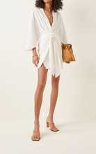 Magnolia Bow-Embellished Linen-Blend Dress | Moda Operandi (Global)