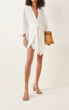 Magnolia Bow-Embellished Linen-Blend Dress | Moda Operandi (Global)