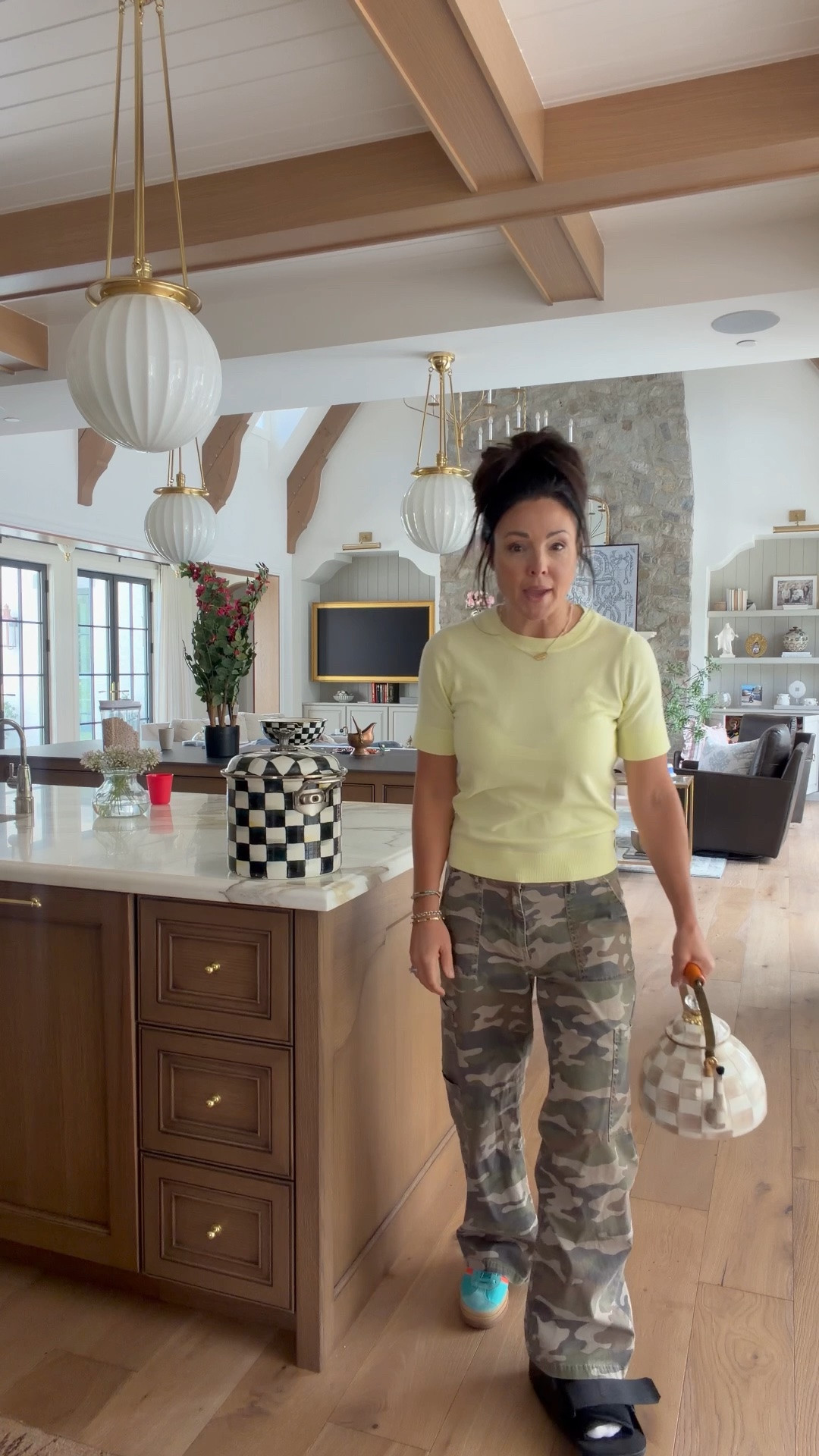 Last day my code is active for Mackenzie Childs 20% off sitewide . Code: REMINGTON20
 Camo pants are so comfy and tts
Sweater t shirt also Walmart

#LTKSaleAlert #LTKmomlife