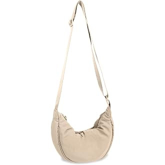 Crescent Women's Nylon Crossbody Hobo Sling Bag - Lightweight, Small Shoulder Purse | Amazon (US)