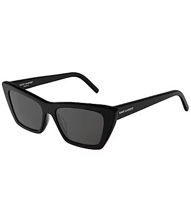 Yves Saint Laurent Women's New Wave 55mm Cat Eye Sunglasses - Black | Dillard's