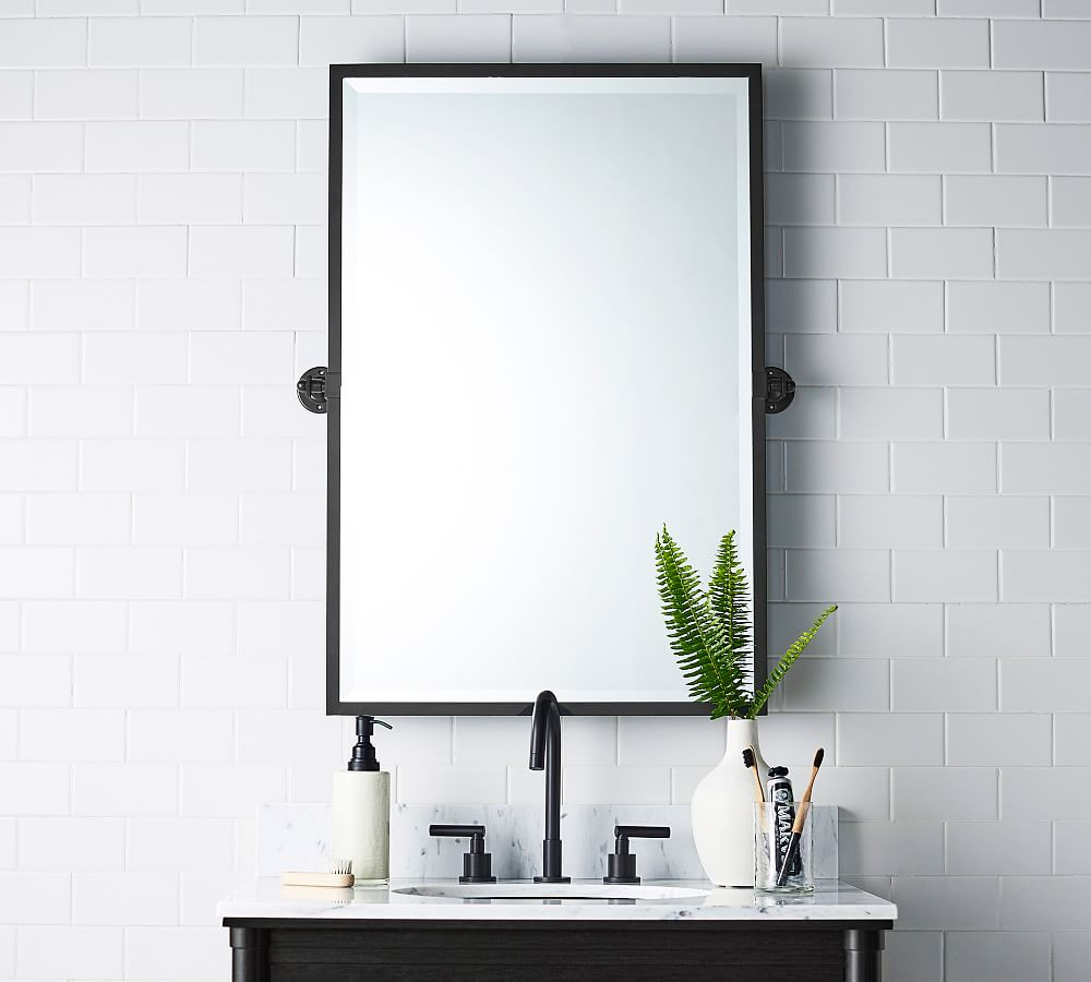 Kensington Rectangular Pivot Mirror | Pottery Barn (US)