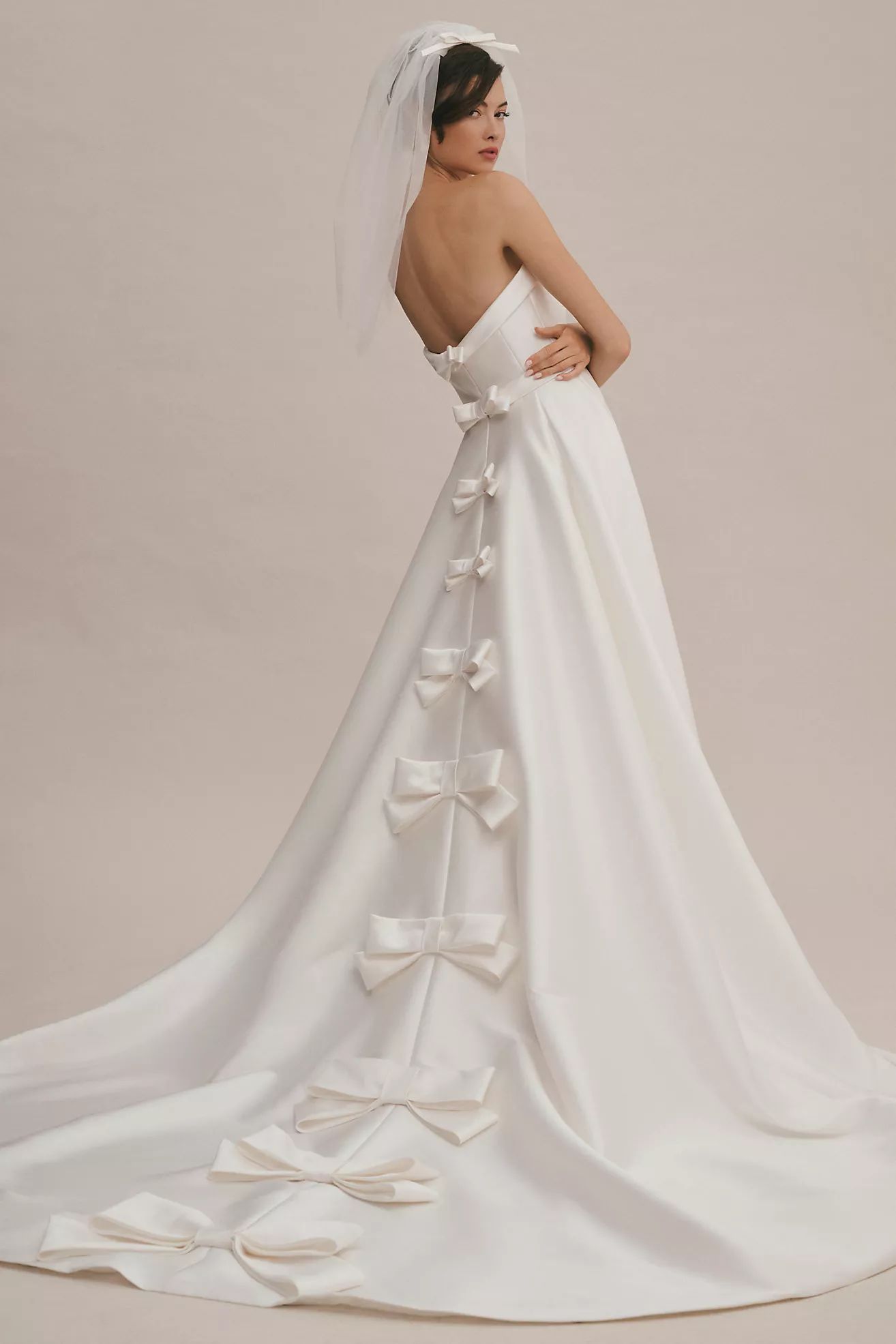 Viktor & Rolf for BHLDN Penelope Strapless Bow-Back A-Line Wedding Gown | Anthropologie (US)