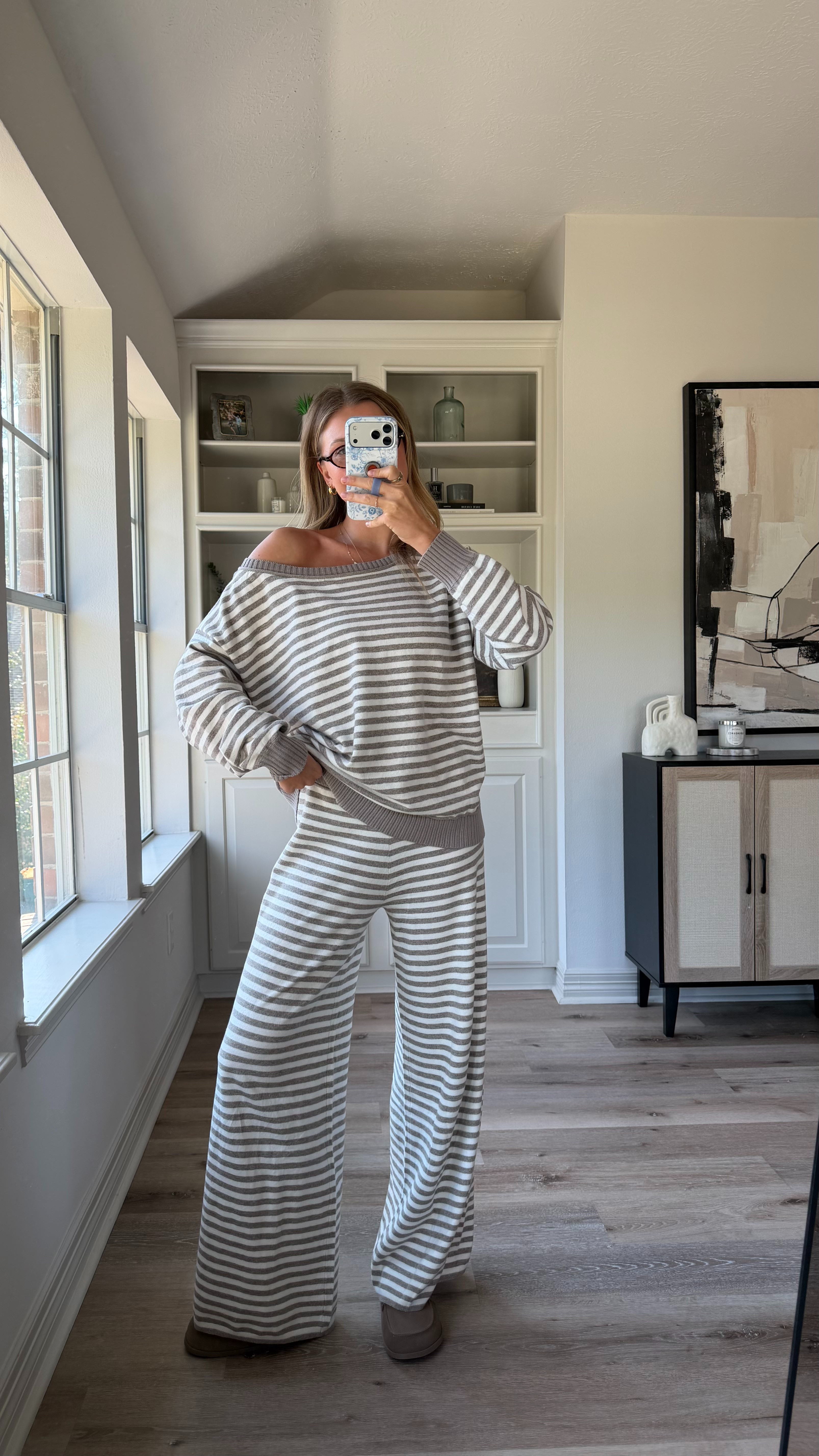 Cozy matching lounge set! Wearing S in top, S long in pants. fits oversized  

 #LTKootd #LTKmomlife #LTKTall