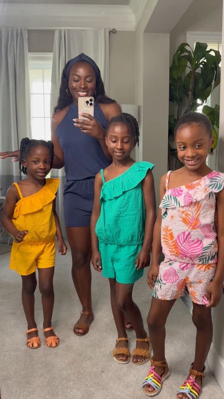 I love matching with my girls! I found the girl’s sets from Target! Super cute and the perfect summer outfit! I have on a romper from Amazon fashion. Our goal is to be cute and comfy this summer! Target finds, kids clothes, kids fashion, target style 

#LTKFamily #LTKKids #LTKFindsUnder50