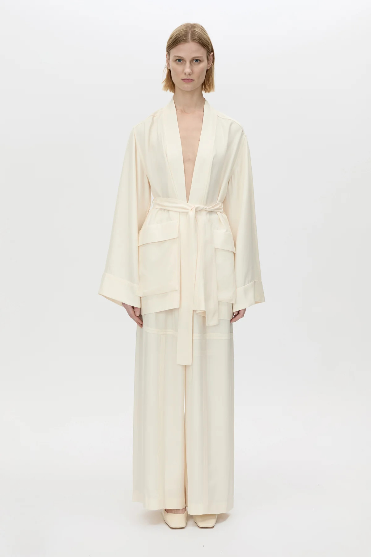 Lazaro Wide-Leg Pant in Cream - CAMILLA AND MARC® C&M | CAMILLA AND MARC (ANZ)