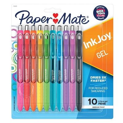 Paper Mate Ink Joy 10pk Gel Pens 0.7mm Medium Tip Multicolored | Target