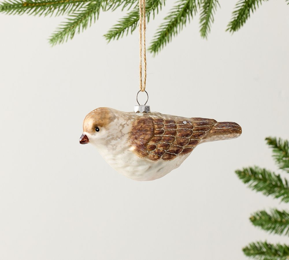 Mercury Bird Ornament | Pottery Barn (US)