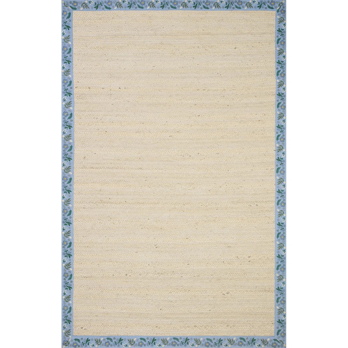Rifle Paper Co. x Loloi Costa COS-01 Beige/Periwinkle Rug | Wayfair North America