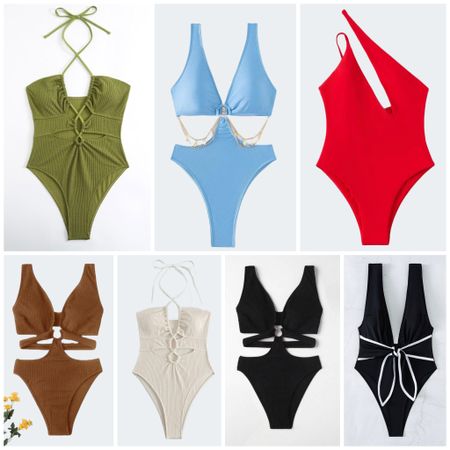One piece swimsuits #monokini #beach #resort #cruise #pool

#LTKtravel #LTKcurves #LTKswim