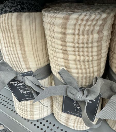 $11💫 We love these Walmart light throws for outdoors! 

Better Homes and Gardens striped gauze throw 

#LTKhome #LTKSeasonal