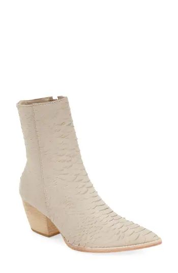 Women's Matisse Caty Western Pointy Toe Bootie, Size 6.5 M - White | Nordstrom