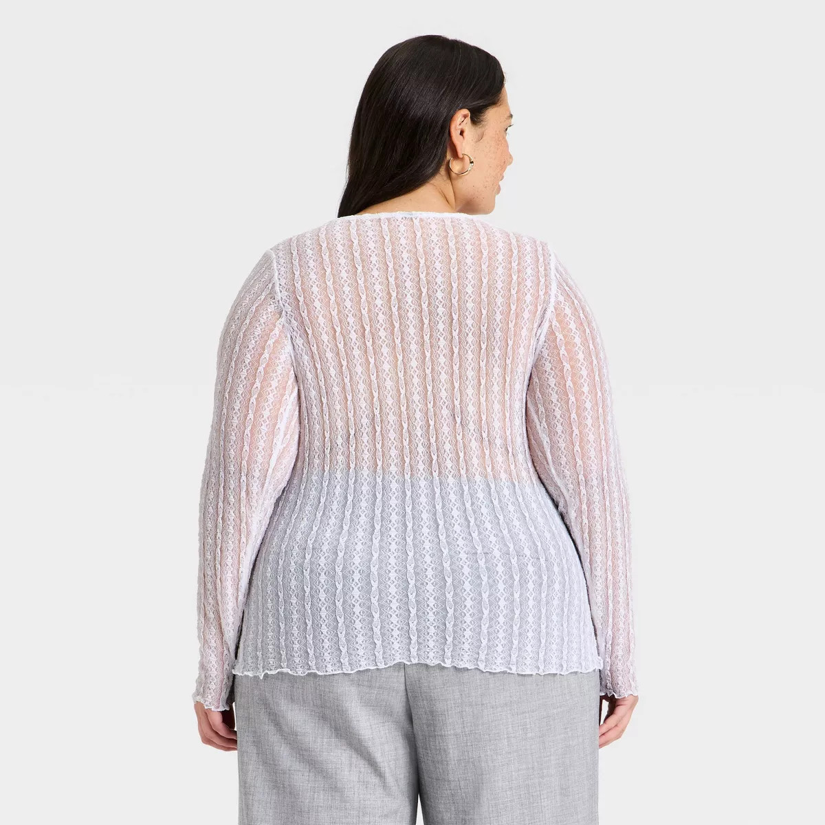 Women's Long Sleeve Lace Top - A New Day™ | Target
