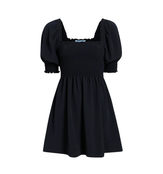 The Athena Nap Dress - Black Crepe | Hill House Home US