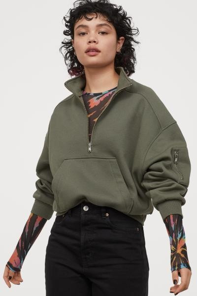 Half-zip Sweatshirt | H&M (US + CA)