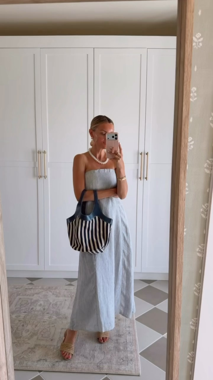 Love this striped linen dress for the summer! The quality is amazing & the price is so good! @Quince has such high quality pieces for an affordable price! Wearing an XS! #quincepartner 

Loverly Grey, Quince, linen dress, vacation looks, resort wear, maxi dress, summer dress 

#LTKSeasonal