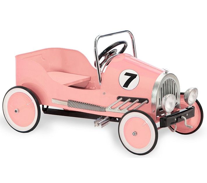 Pink Retro Pedal Car Ride-On | Pottery Barn Kids