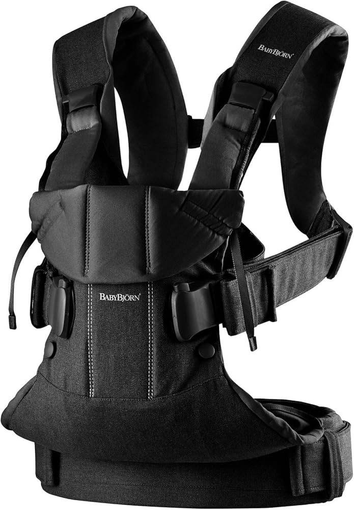 BabyBjörn Baby Carrier One, Woven, Black | Amazon (US)