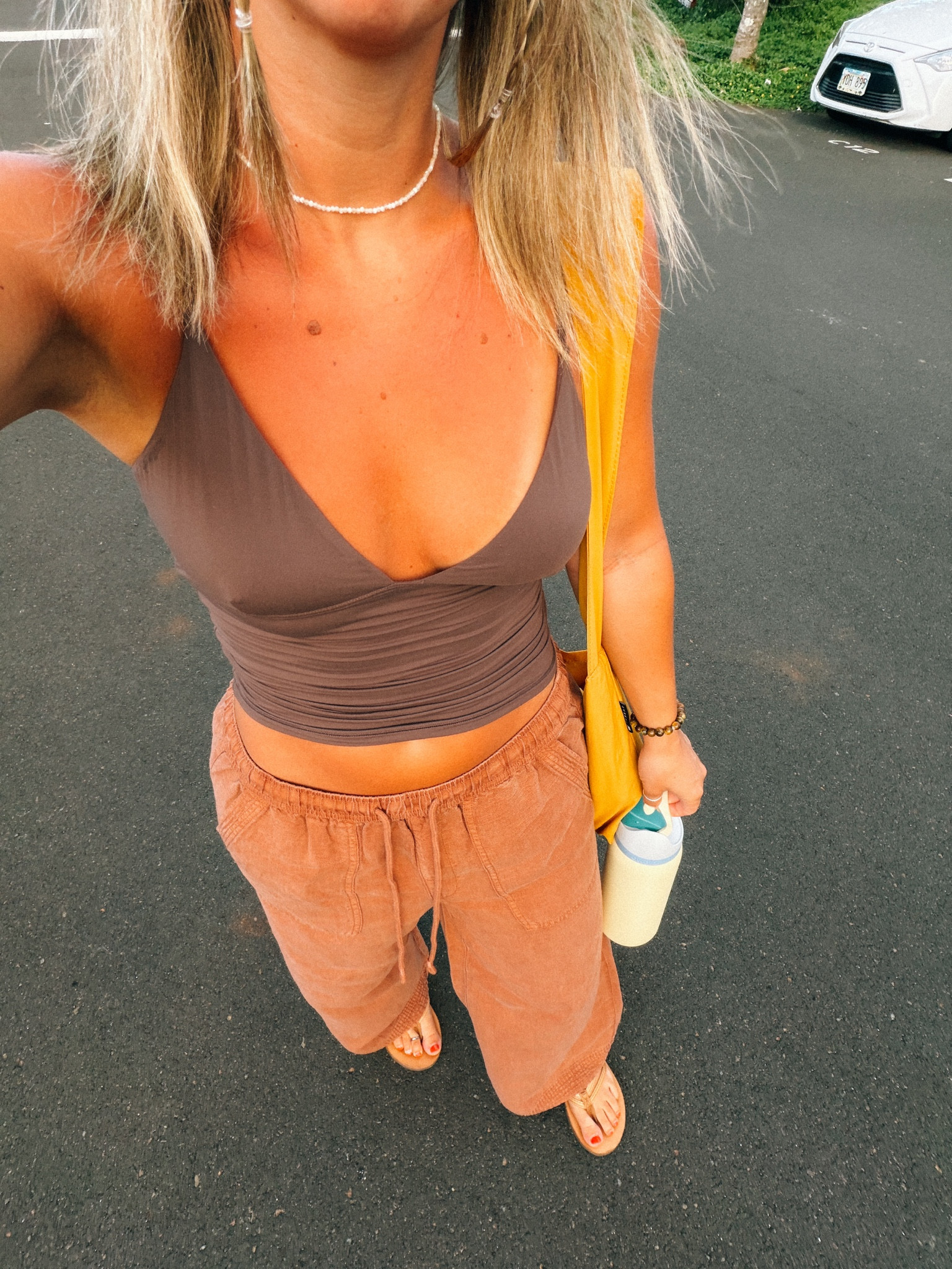 Casual beach stroll OOTD 
Top: Small 
Bottoms: Small

#LTKootd