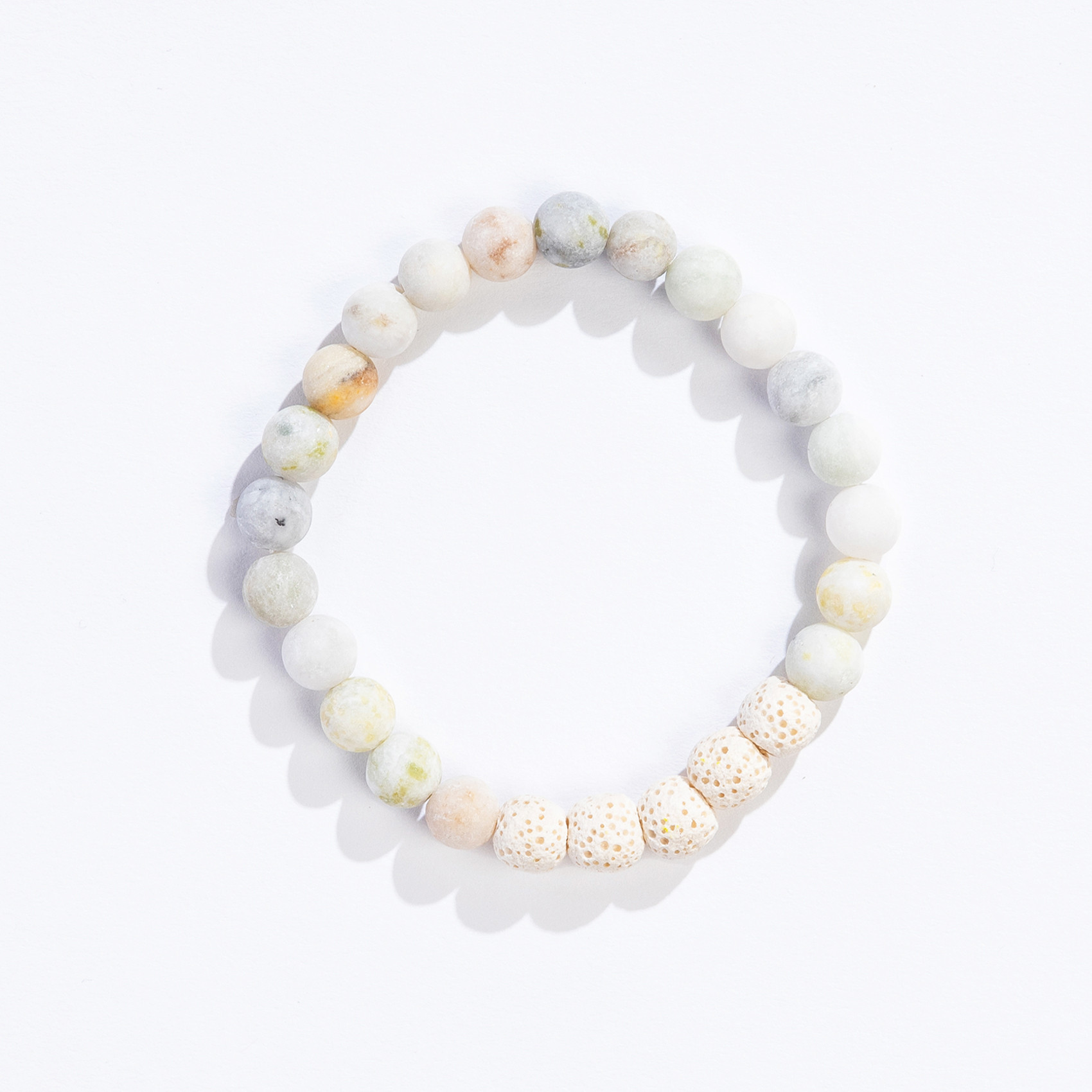 Green Spot Jasper Diffuser Bracelet  |  Shoppe Geo | Shoppe Geo