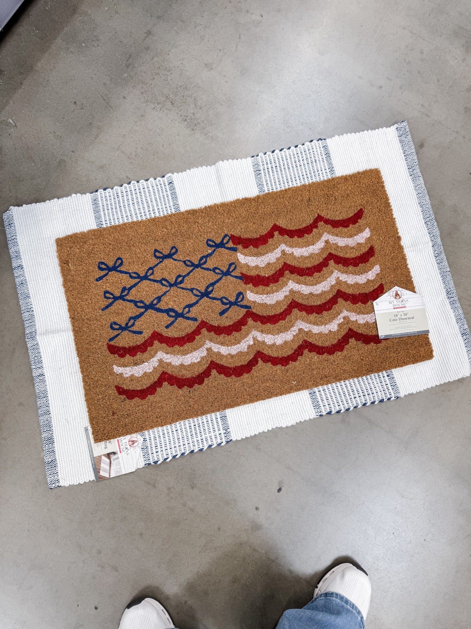 Flag doormat combo from my Texas house 

#LTKSeasonal #LTKHome