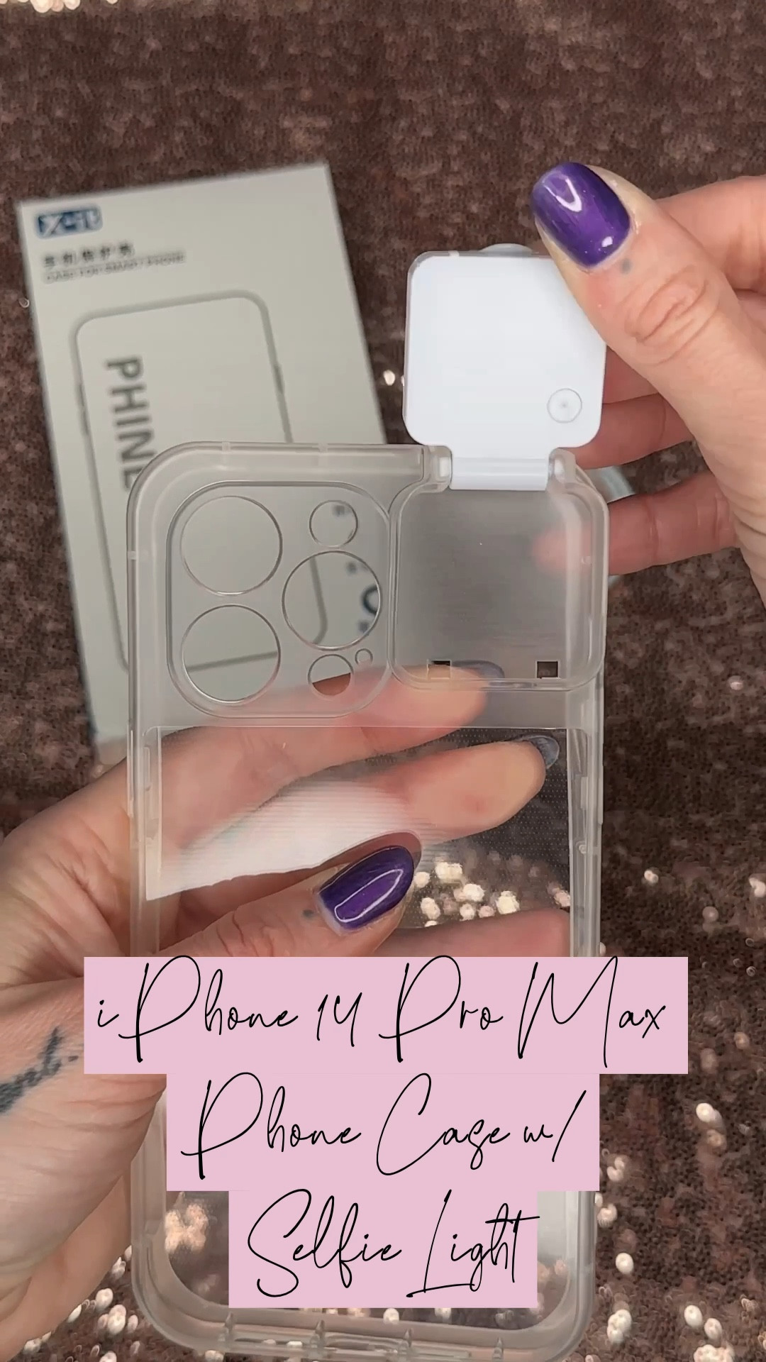 #FoundOnAmazon: #iPhone14ProMax Phone Case w/ Selfie Light 📲✨ Case has 3 lighting modes (white, natural, warm) + 10 brightness level 😍. Case charges w/ the same lightening cable as phone (comes in box!) 💜

* As an Amazon Affiliate, I earn from qualifying purchases. * #ad #commissionsearned 

xo, e

#LTKFind #LTKunder50 #LTKbeauty