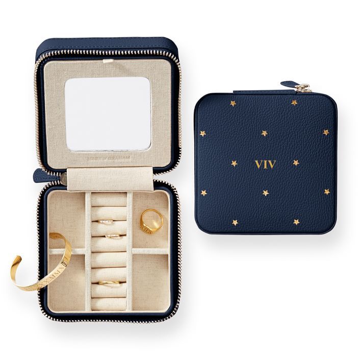 Holiday Small Travel Jewelry Case | Mark and Graham