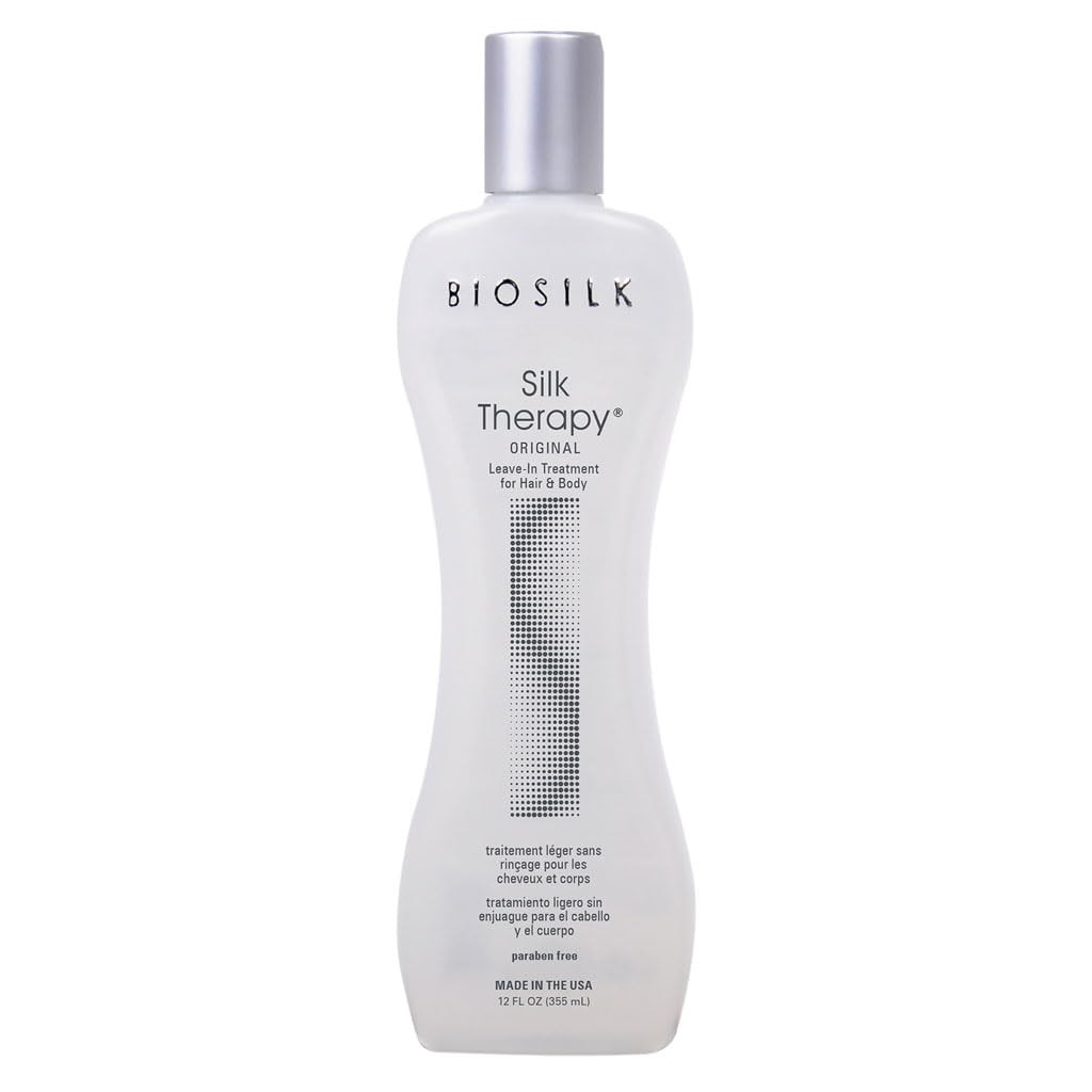 BioSilk Silk Therapy Original, Leave-In Hair Treatment, 12 Oz | Amazon (US)