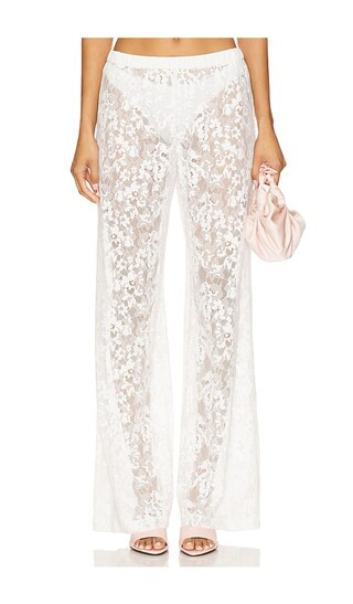 x REVOLVE Mariko Pants in Ivory | Revolve Clothing (Global)