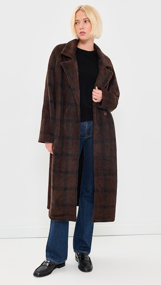 Crosby Plaid Cocoon Coat | Shopbop