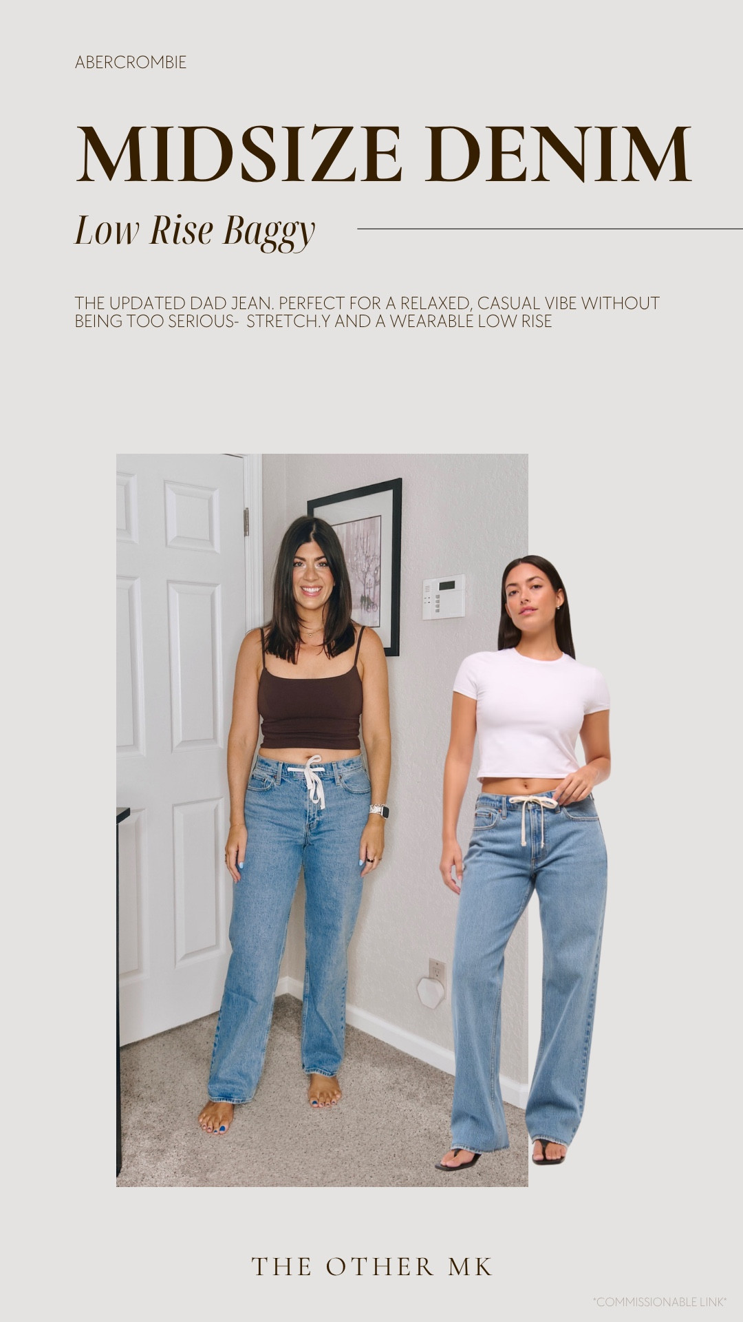 Wearing size 29 regular curve and use code DENIMAF! 

The updated dad jean. Perfect for a relaxed, casual vibe without being too serious-  stretchy and a wearable low rise

denim sale, fall jeans, fall denim, jeans on sale, midsize denim, Abercrombie jeans 

 

#LTKSeasonal #LTKMidsize #LTKSaleAlert