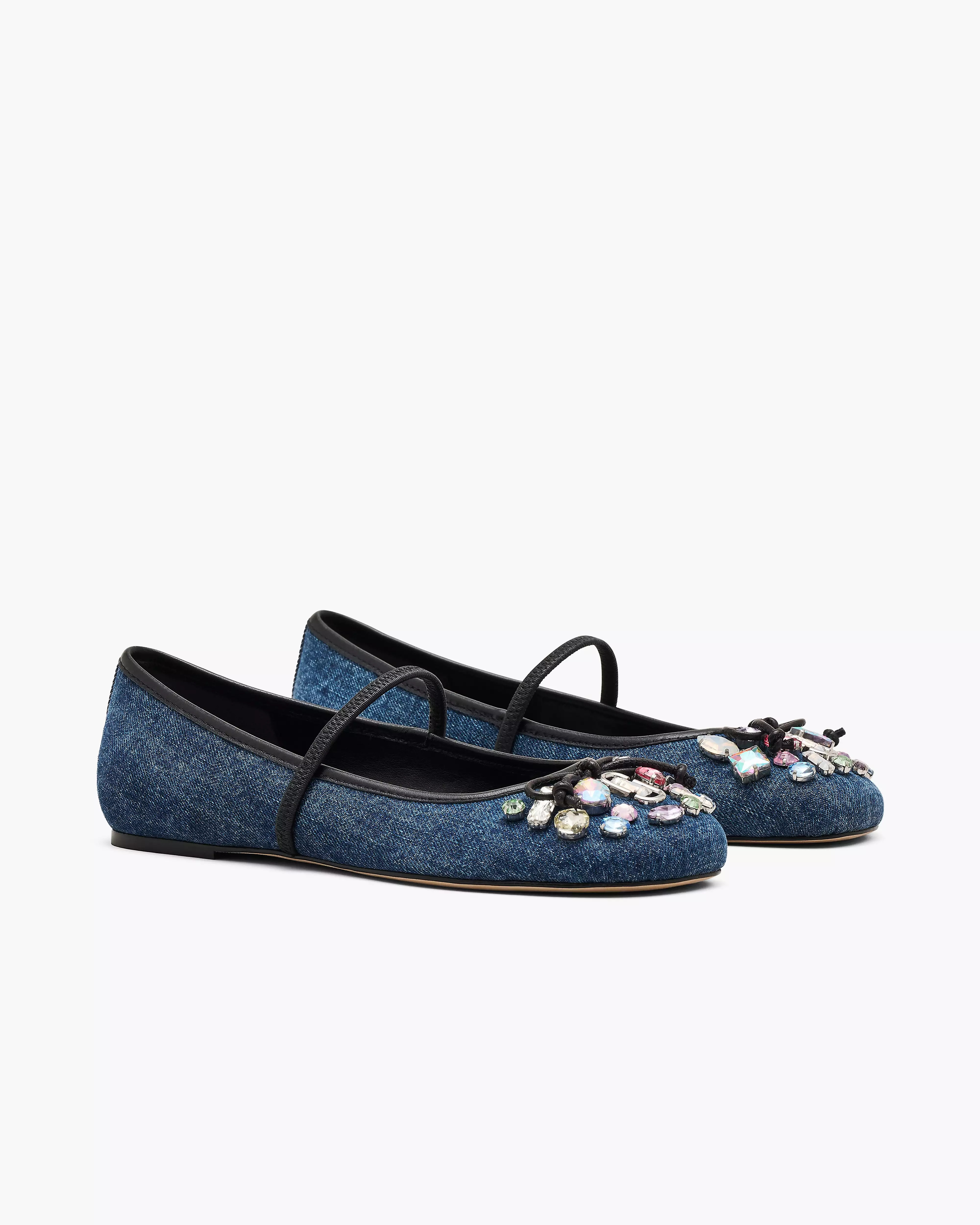 The Gem Denim Sabrina Ballerina | Marc Jacobs