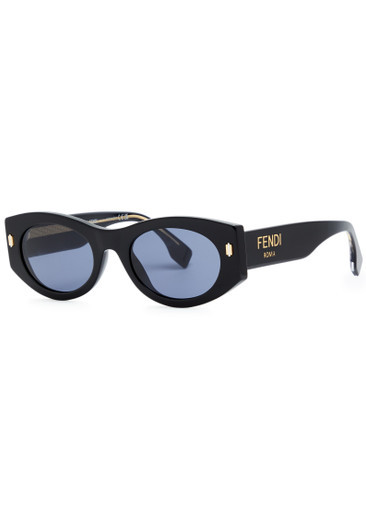 Fendi Roma oval-frame sunglasses | Harvey Nichols