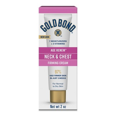 Gold Bond Skin Firming Neck and Chest Lotion - Unscented - 2oz: Moisturizing, Anti-Aging, Salicylic & Hyaluronic Acid | Target