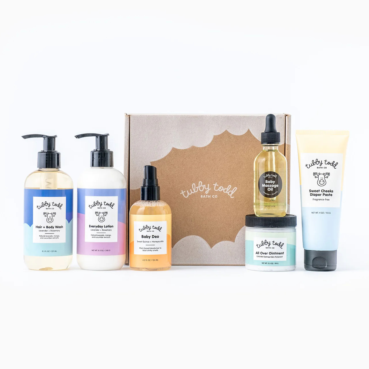 The Newborn Gift Set | Tubby Todd Bath Co