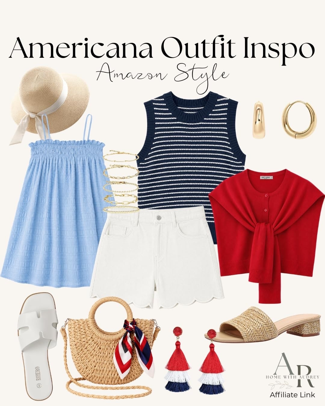 Feeling the summer vibes with this chic Americana-inspired outfit from Amazon! Perfect Memorial Day, 4th of July, and other fun summer gatherings. #summeroutfit #americanastyle 4th of July outfit, Memorial Day outfit

#LTKSeasonal #LTKootd