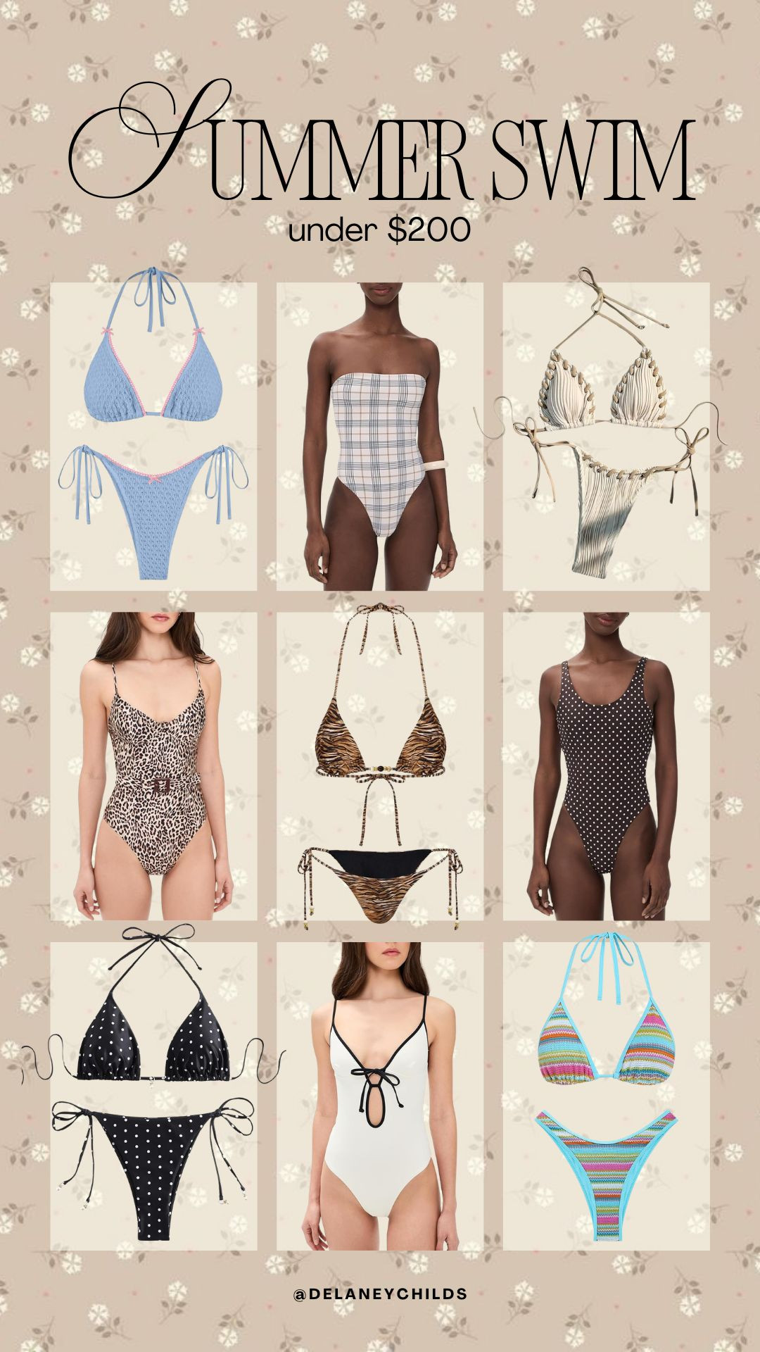 Summer swim under $200

#LTKgrwm #LTKSeasonal #LTKSwim