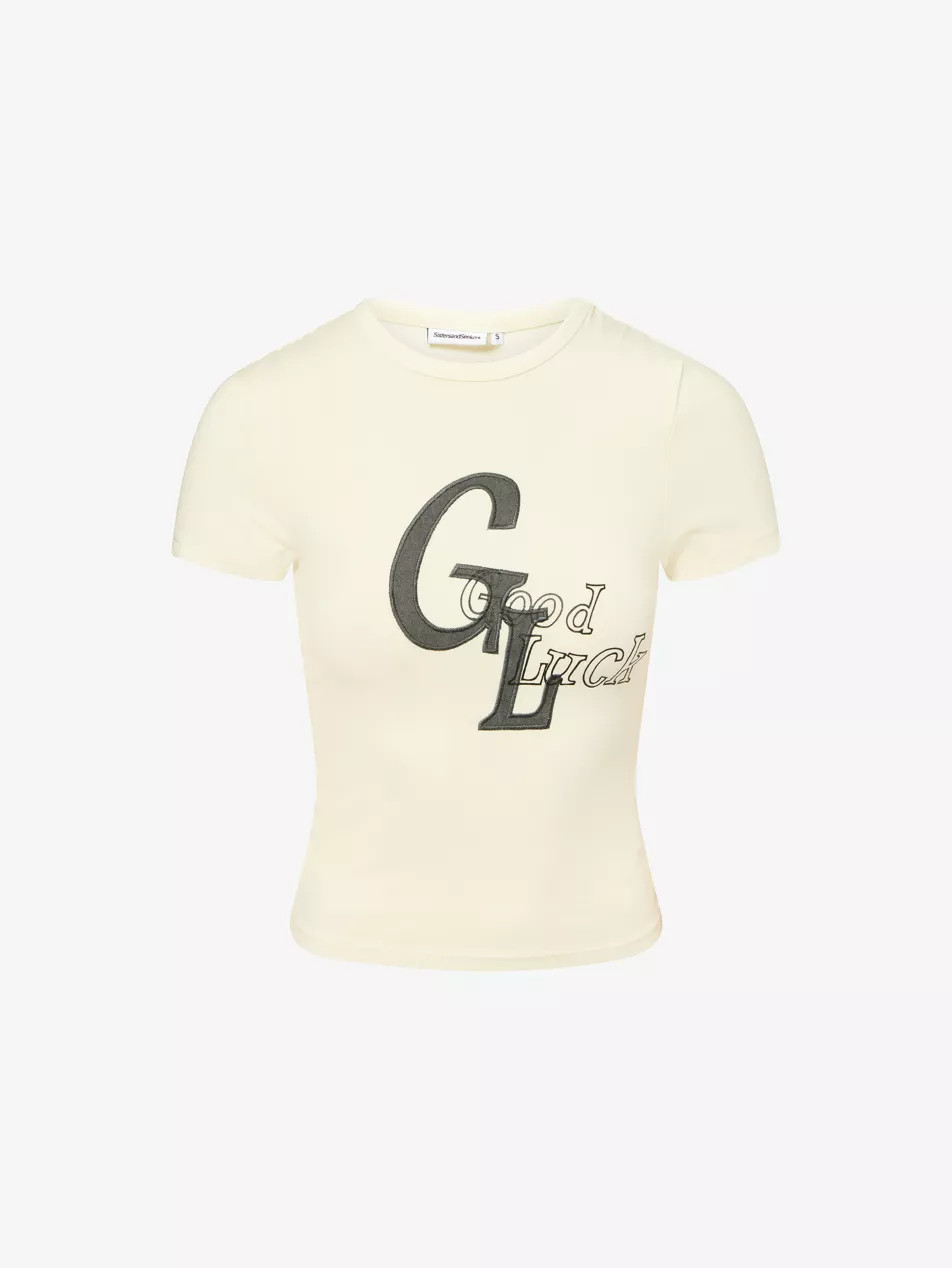 Good Luck Baby Stretch-Modal T-Shirt | Selfridges