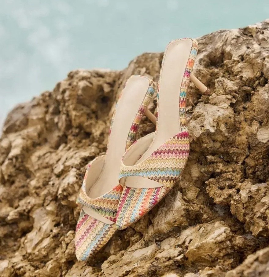 My latest obsession for vacation slides. Not too dressy & reasonable heel height so I can walk. 

#LTKootd #LTKgrwm