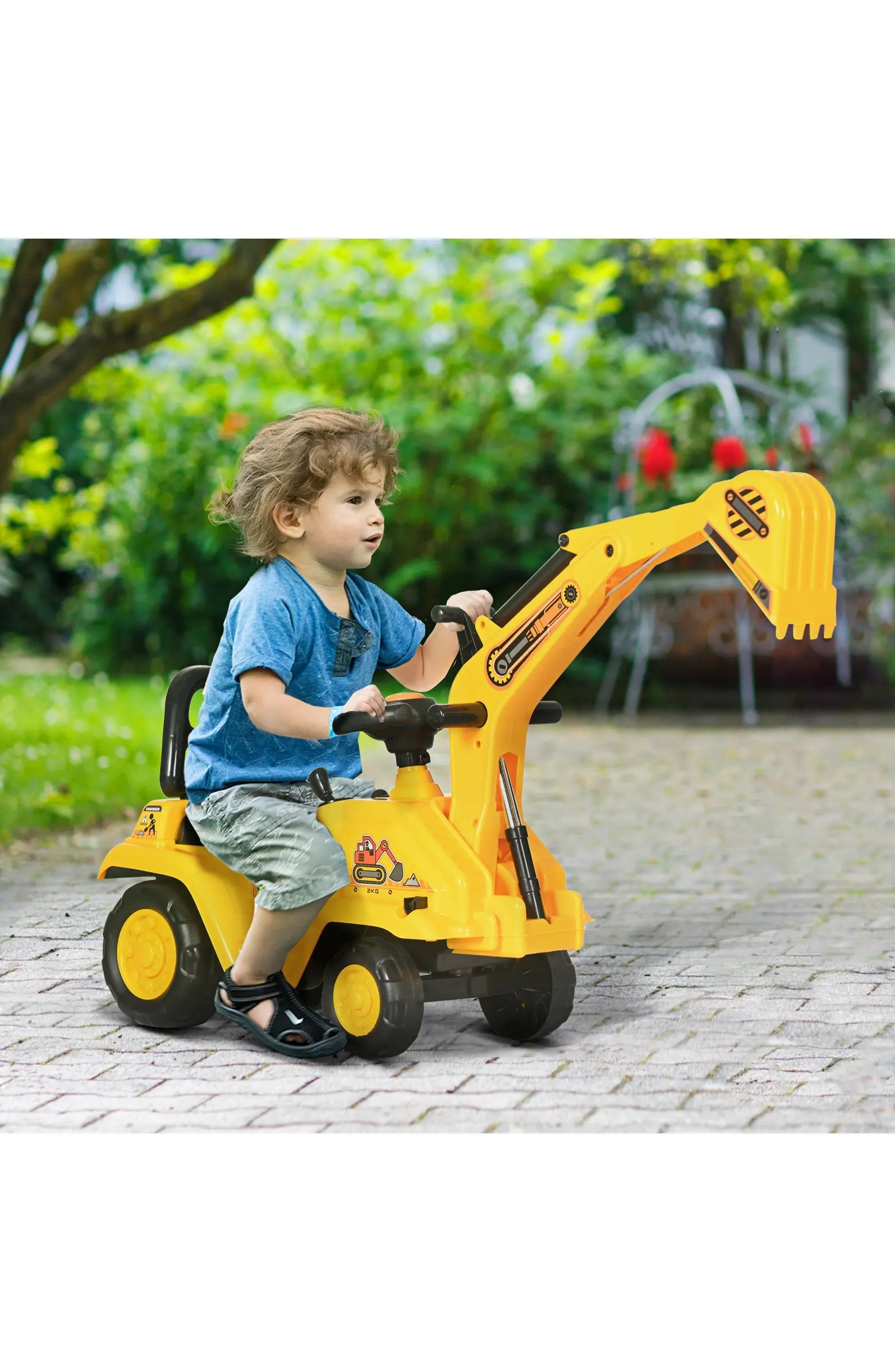 Kids Digger Ride-On with Horn & Storage | Nordstrom