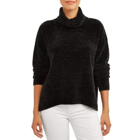 Time and Tru Women's Chenille Turtleneck | Walmart (US)