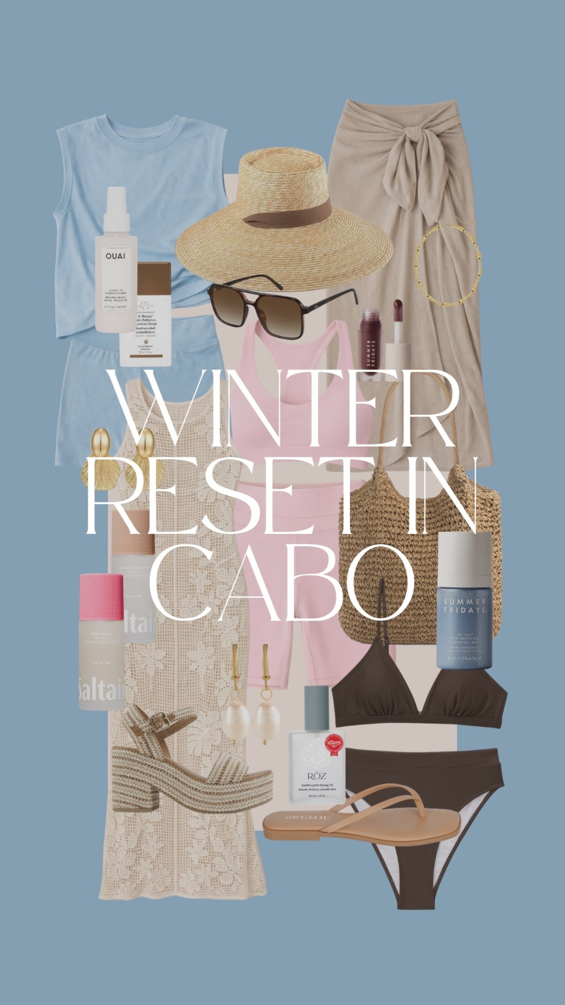 A winter reset in Cabo calls for easy, relaxed favorites. These are the items I pack for comfort, sunshine, and effortless vacation style.

#LTKTravel #LTKBeauty #LTKootd