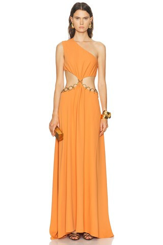 Alexis Saint Lucia Dress in Orange | FWRD 