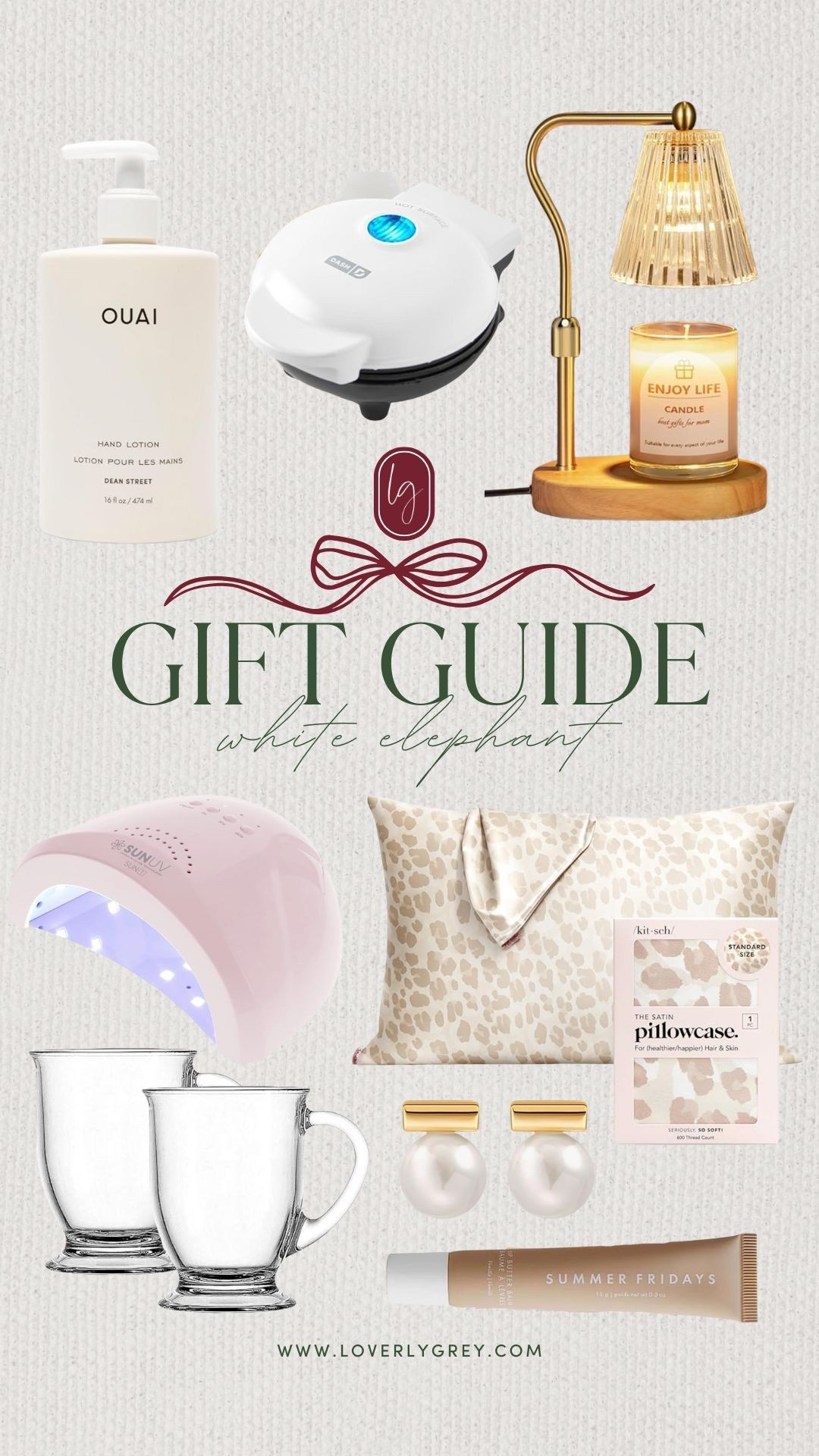 Fun, clever, and totally unexpected — my White Elephant Gift Guide (all from Amazon!) is full of useful and crowd-pleasing ideas everyone will love. Perfect for office parties, family exchanges, and last-minute holiday fun! ✨

#Loverly Grey #WhiteElephantGifts #AmazonFinds #HolidayGiftGuide #FunnyGifts #GiftIdeas #StockingStuffers #AmazonGifts #AffordableGifts #ChristmasGifts #HolidayShopping #GiftGuide2025

#LTKBeauty #LTKGiftGuide #LTKSeasonal