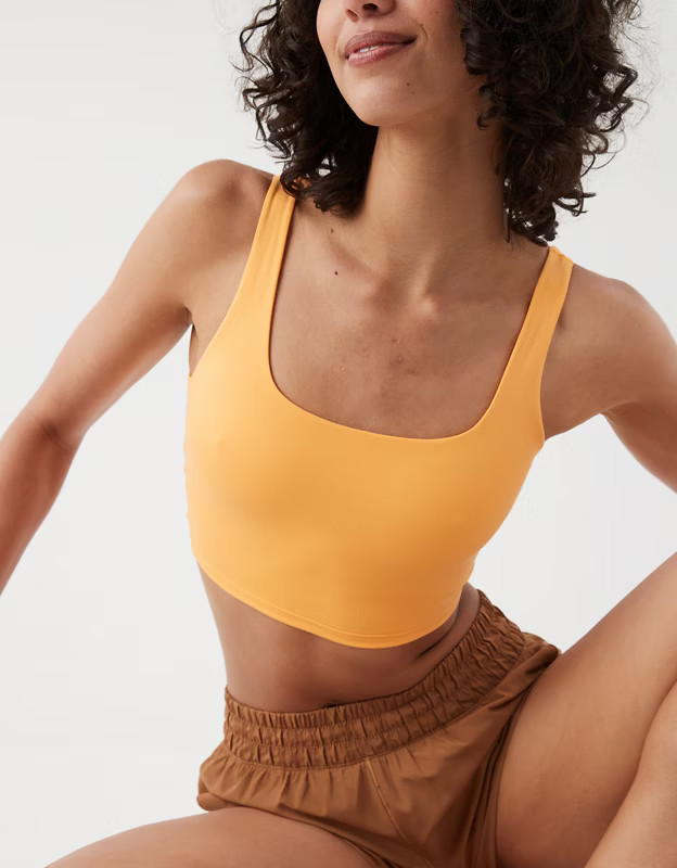 OFFLINE By Aerie Real Me Twist Back Longline Sports Bra | Aerie