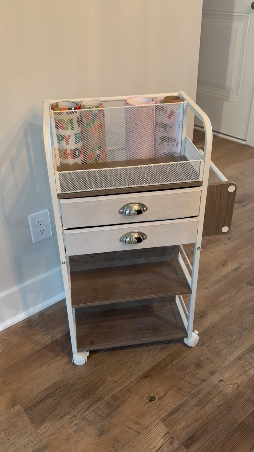 The perfect little organization cart for all of your craft or gift wrapping needs! 

#LTKHome #LTKGiftGuide #LTKFindsUnder50