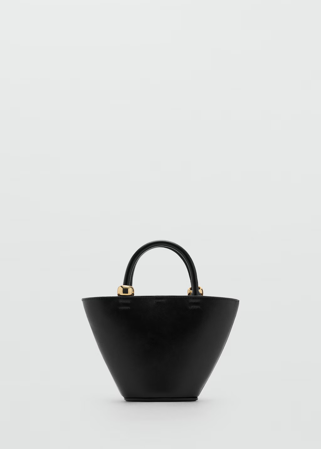 Mini shopper bag with metallic detail - Women | MANGO USA | Mango (US/MX/AU)
